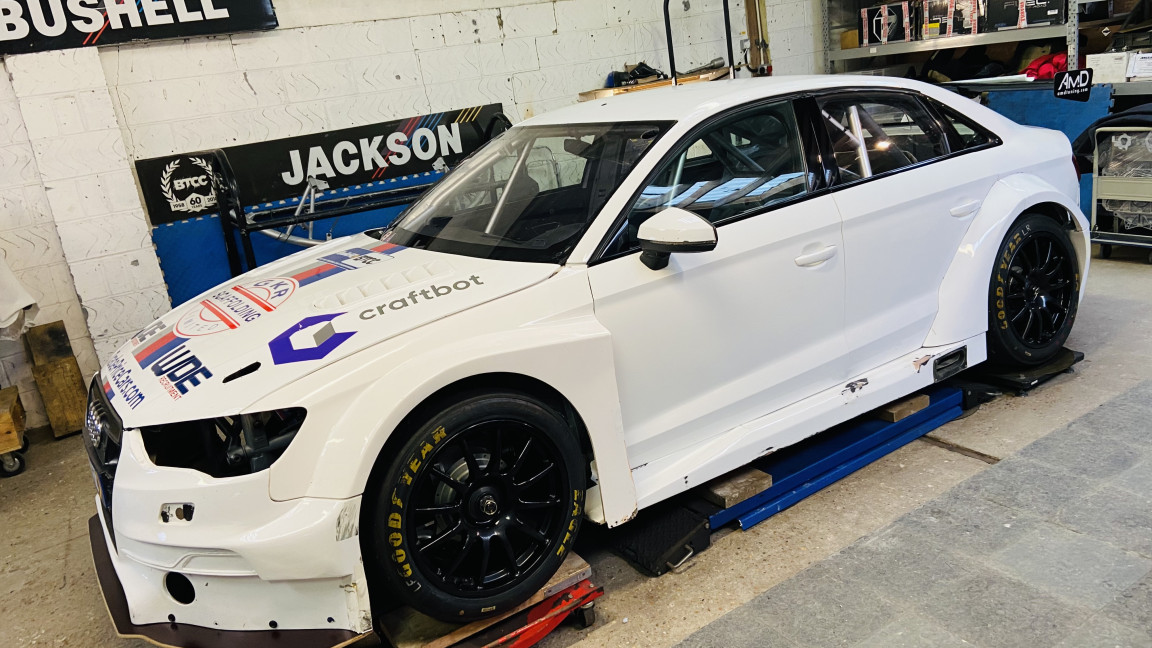 Image 1 of 14, of the BTCC AUDI S3 NGTC Rolling Chassis Project for sale on MotorsportAds.