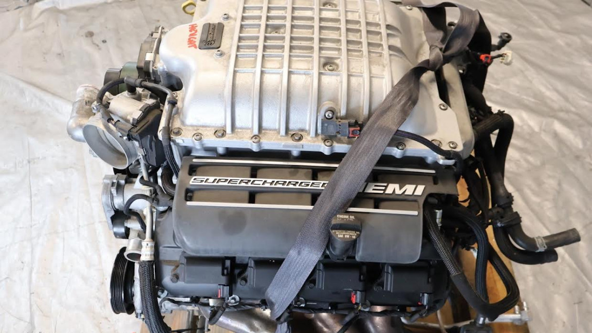 Image 2 of 2, of the 21 22 DODGE CHALLENGER CHARGER HELLCAT REDEYE 717HP SUPERCHARGED ENGINE MOTOR for sale on MotorsportAds.