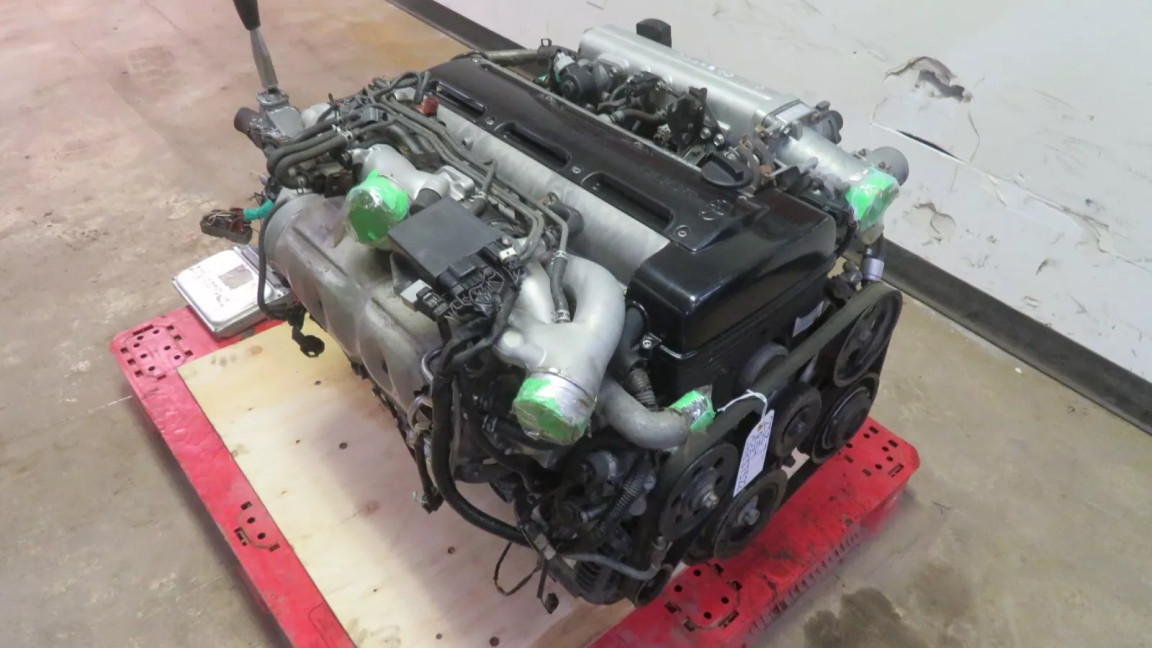 Image 1 of 1, of the TOYOTA 2JZGTE NON VVTI TWIN TURBO ENGINE R154 5 SPEED MANUAL TRANSMISSION for sale on MotorsportAds.
